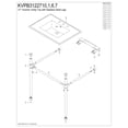 thumbnail image 3 of Kingston Brass KVPB3122717 Dreyfuss 31" Ceramic Console Sink with Stainless Steel Legs (1-Hole), White/Brushed Brass, 3 of 5