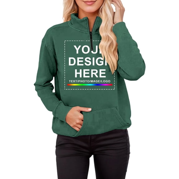 Women Alphabet Graphic Printed Sweatshirt Long Sleeve Crew Neck Casual Loose Fit Daily Outfits No Hood Top Army Green