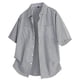 thumbnail image 1 of Blusa y camisa de manga corta con cuello vuelto Camisa casual para hombre Camisa de bolos vintage de manga corta Camisas de verano de playa cubana Camisa con botones Blusa para hombre Poliéster, 1 of 3