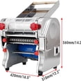 thumbnail image 3 of Shanna 550W Electric Pasta Maker Noodles Machine Home Restaurant Dumpling Skin Roller Knife Width 240mm, 3mm/9mm Noodle Cutter, 3 of 9