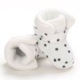 thumbnail image 6 of Cethrio Kids Boys Snow Boots, Warm Non Slip Cotton Lightweight Winter Shoes White Size 0-6 Months, 6 of 9