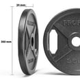 thumbnail image 2 of PROIRON Cast Iron Olympic Plate 35Lb, Single, 2 of 2