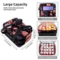 thumbnail image 3 of Bats Double Layered Insulated Refrigerated Lunch Bag with Two Compartments, Large Capacity, and Hand Carry - 7.1x11.4x16.1 Inches, 3 of 6