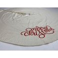 thumbnail image 2 of Merry Christmas Hand Embroidery 48 to 114" Inches Diameter Christmas Tree Skirt for Xmas Tree Holiday Party Decorations, 2 of 2
