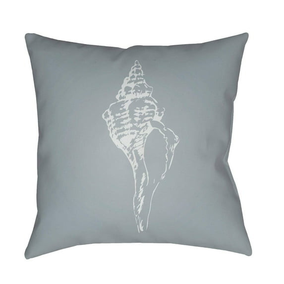 Surya Shells 18" x 18" Medium Square Throw Pillow SOL022-1818