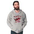 thumbnail image 3 of Ninjasaurus Rex Tyrannosaurus Turtle Zip Hoodie Sweatshirt Men Brisco Brands L, 3 of 5