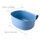 thumbnail image 2 of Homoyoyo 2Ud Bote Colgante Para Basura Azul Resistente De Material PP Ideal Para Cocina Y Almacenamiento, 2 of 8