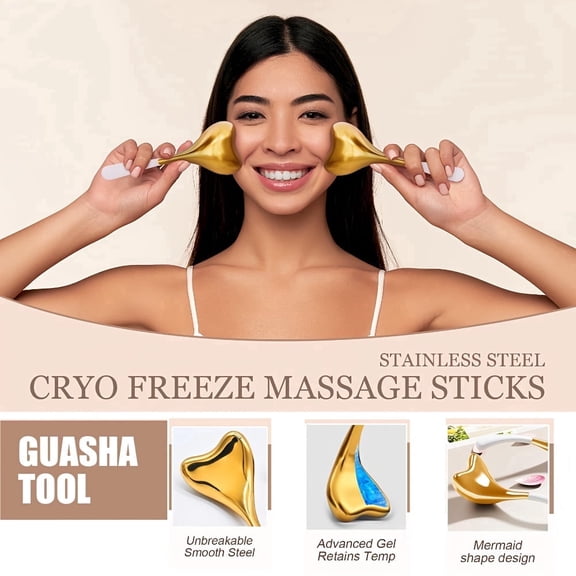 Ice Globes Facial and Eye Cooling Skincare Tool Reduce Under-Eye Puffiness