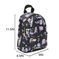thumbnail image 3 of KPop Demon Hunters Huntrix AOP Adult Black 11.5" Mini Backpack, 3 of 5