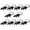 A001- Black, variant on Fake Mice Rubber Figurines 10 Pack Halloween Spooky Prank Props for Halloween Party Decor and Gatherings