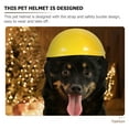 thumbnail image 4 of Sombrero de seguridad para perros, casco de plástico para mascotas, casco de seguridad para perros, casco decorativo para perros, casco de parodia para perros, 4 of 7