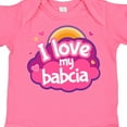 thumbnail image 4 of Inktastic I Love My Babcia Girls Girls Baby Bodysuit, 4 of 5