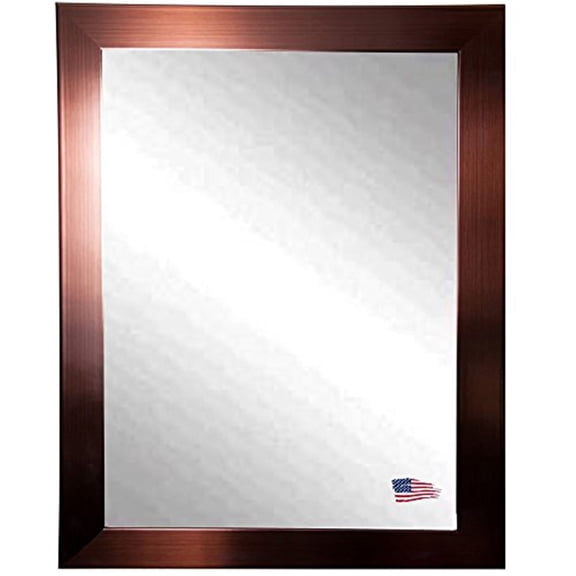 Rayne Industrial Bronze Wall Mirror
