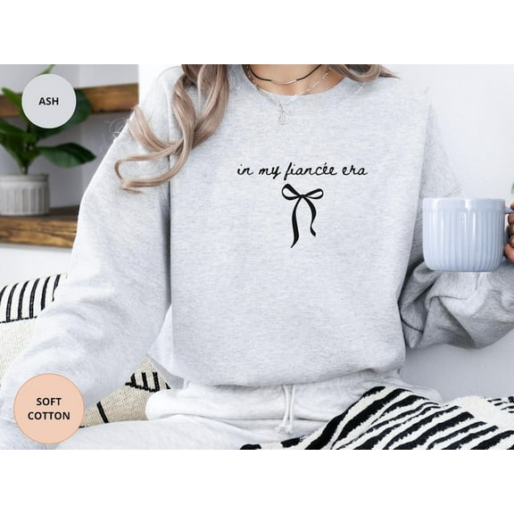 In my Fiancée Era Coquette Bow Shirt Future Bride Tee Bridal Shower Gifts Engaged Miss To Future Mrs Sweater Bachelorette Party Appreciation TSHIRT All Size S-5XL
