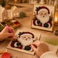 thumbnail image 5 of Christmas Pearl Diamond Painting DIY Art Kit with Frame, Christmas Pearl Bead Art Craft for Adults, Gemstone Diamond Dots Bead Painting for Home Wall Decor A, 5 of 5