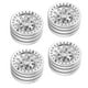 thumbnail image 1 of Llantas de rueda de 1,9 pulgadas, aluminio resistente CNC, de 4 piezas para 1:10 RC Crawler D90 SCX10 90046 - Plata, 1 of 9