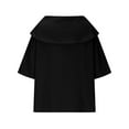 thumbnail image 3 of Weiqiqre Summer Outfits for Women Plus Size Tops Loose Crew Neck T Shirts Casual Three Quarter Length Tunic Tops, 3 of 9