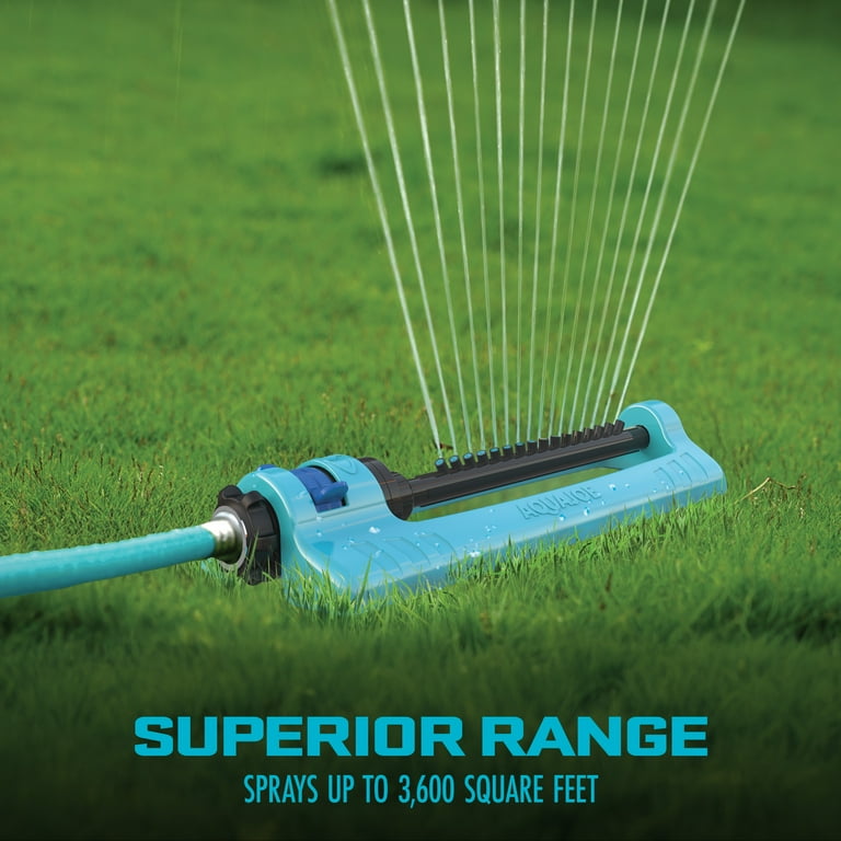 saj Aqua Joe Lawn Indestructible Oscillating Sprinkler, Heavy