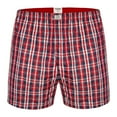 thumbnail image 4 of Duke Mens D555 Plaid Woven Kingsize Boxer Shorts (Pack of 2), 4 of 5