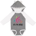thumbnail image 3 of Inktastic Choir or Marching Band Treble Music Girls Long Sleeve Baby Bodysuit, 3 of 5