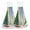 Christmas Tree, variant on Christmas Tress in Forest 2pcs Loop Hanging Bathroom Hand Towel Soft Dish Towel Absorbent Tie Towels for Kitchen Tea Bar Washcloth Toilet Decor