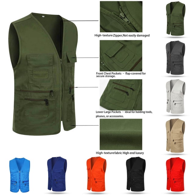 JDQJBZ Men's Tank Undershirts Solid Color Crew Neck Summer Tops