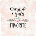 thumbnail image 4 of Inktastic Oma and Opa's Favorite Heart Grandchild Boys or Girls Baby Bodysuit, 4 of 5