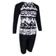 thumbnail image 1 of Traje de baño con estampado abstracto para mujer musulmana, ropa de playa hindú islámica de manga larga, conjunto de pantalones, árabe L Soledad Bañador de mujer musulmana, 1 of 10