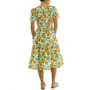 Split Neck Tiered Maxi Dress