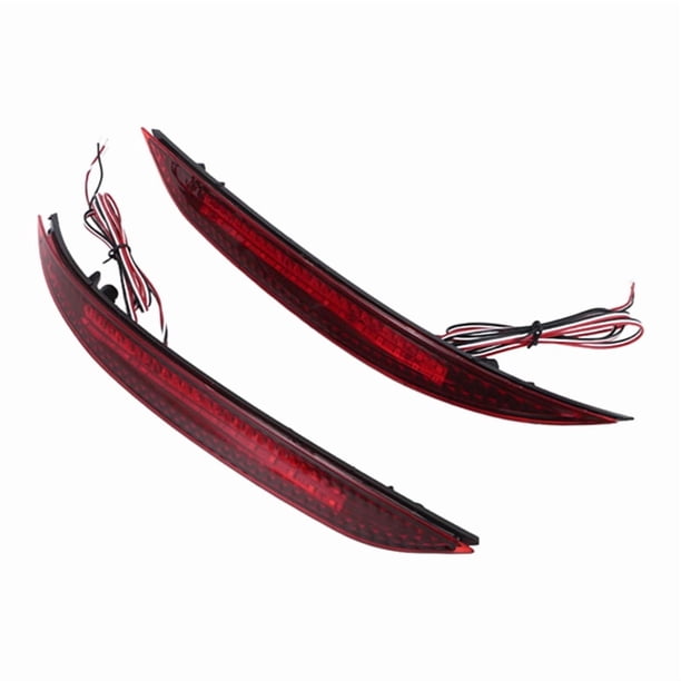 2 Piezas Coche Rojo Len LED Reflector de Parachoques Trasero Luz de Freno LED LáMpara Antiniebla Trasera para K3 Cerato Forte 2012-2016
