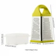 thumbnail image 4 of Multifunctional Vegetable Grater Chopper 4 Side Manual Stainless Steel Cheese Garlic Ginger Fruit Cutter Slicer Kitchen Gadgets, 4 of 9
