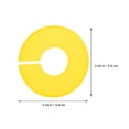 thumbnail image 2 of OFFIGAM 20Pcs Yellow Round Plastic Wardrobe Dividers for Clothing Size Sorting and Rack Organization, 2 of 8