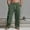 #Army Green, variant on DPTALR George Men's Fashionable Solid Color Multi Pocket Workwear Drawstring Casual Pants,Khaki Big and Tall Men L