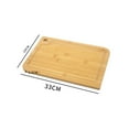 thumbnail image 7 of sunsanly Bamboo Cutting Boards for Kitchen Double-Sided Chopping Board Large Multi-Functional Fruit Cutting Board for Meat Vegetables Charcuterie Board And Cheese Platter, 7 of 7