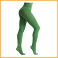 thumbnail image 3 of Womens Opaque Tights,Soft Solid Color Footed Pantyhose,High Waist Leggings, 3 of 14