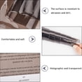 thumbnail image 6 of 12x53 Inch Holographic Clear PVC Vinyl Roll 0.4mm Laser Transparent Iridescent Rainbow Film Graphic Fabric for DIY Hair Clips Table Cloth Patchwork, 6 of 6