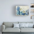 thumbnail image 2 of Carol Rowan 'Ladys Mantle on Shiplap' Canvas Art, 2 of 4