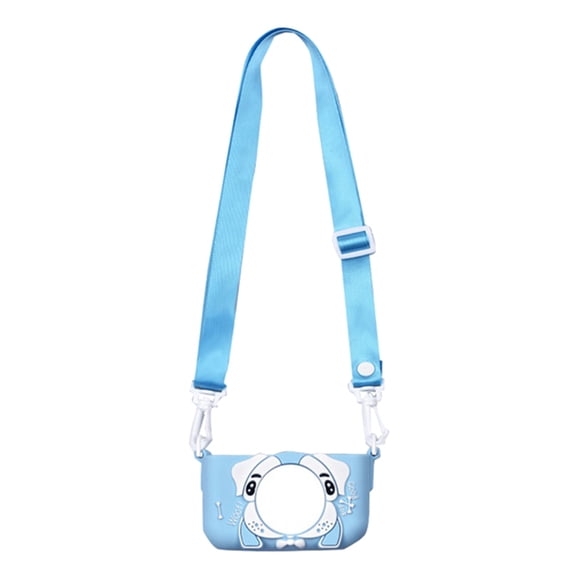 Portable Children Camera Cover Bag Adjustable Lanyard Anti-vibration for Kids Child Camera Silicone Protector Case-