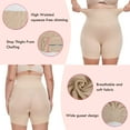 thumbnail image 4 of Vaslanda Plus Size Tummy Control Shapewear Shorts Body Shaper for Women High-Waisted Thigh Slimming, 4 of 6