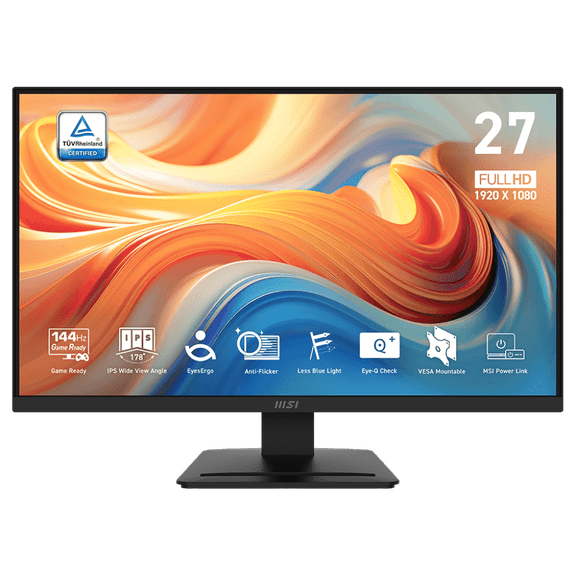 Monitor 27 MSI PRO mp273l e14 1ms 144hz full hd ips anti-glare adaptive sync