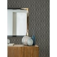 thumbnail image 4 of Advantage Monge Charcoal Geometric Wallpaper, 4 of 4