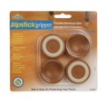thumbnail image 4 of CB600 Furniture Wheel Caster Cups / Floor Protectors with Non Skid Rubber Grip (Set of 4 Grippers) 1-3/4 Inch - Caramel, Locks wheels into.., By Slipstick, 4 of 5