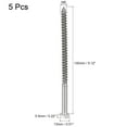 thumbnail image 2 of Uxcell M8 x 130mm 304 Stainless Steel Hex Lag Screws for Wood 5 Pack, 2 of 5