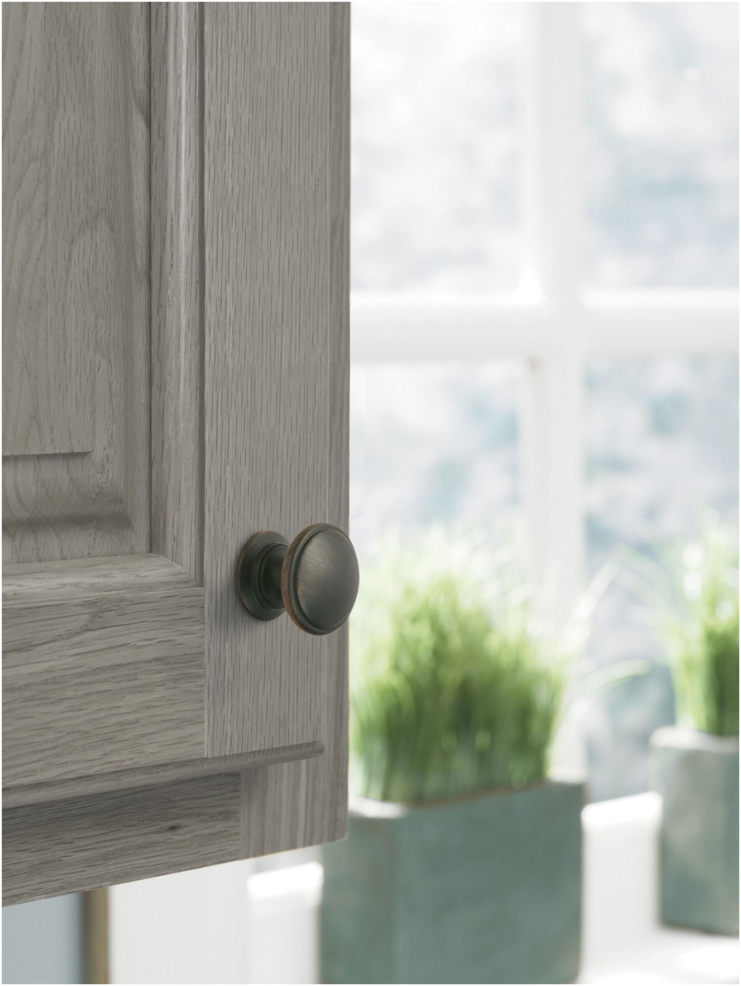 Amerock Ravino 1-1/4 in (32 mm) Diameter Polished Brass Cabinet Knob
