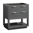 thumbnail image 3 of Avanity ALLIE-V30-TGS Allie 30" Single Free Standing Wood Vanity Cabinet Only - Grey, 3 of 5