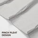 thumbnail image 5 of Cortinas Joydeco Pinch de lino plisado 100% opacas, 240 x 245 cm, 5 of 9