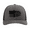 Charcoal/Black, variant on Mens Embroidered American Flag With Cross Mesh Back Trucker Hat-Heather Grey/Black