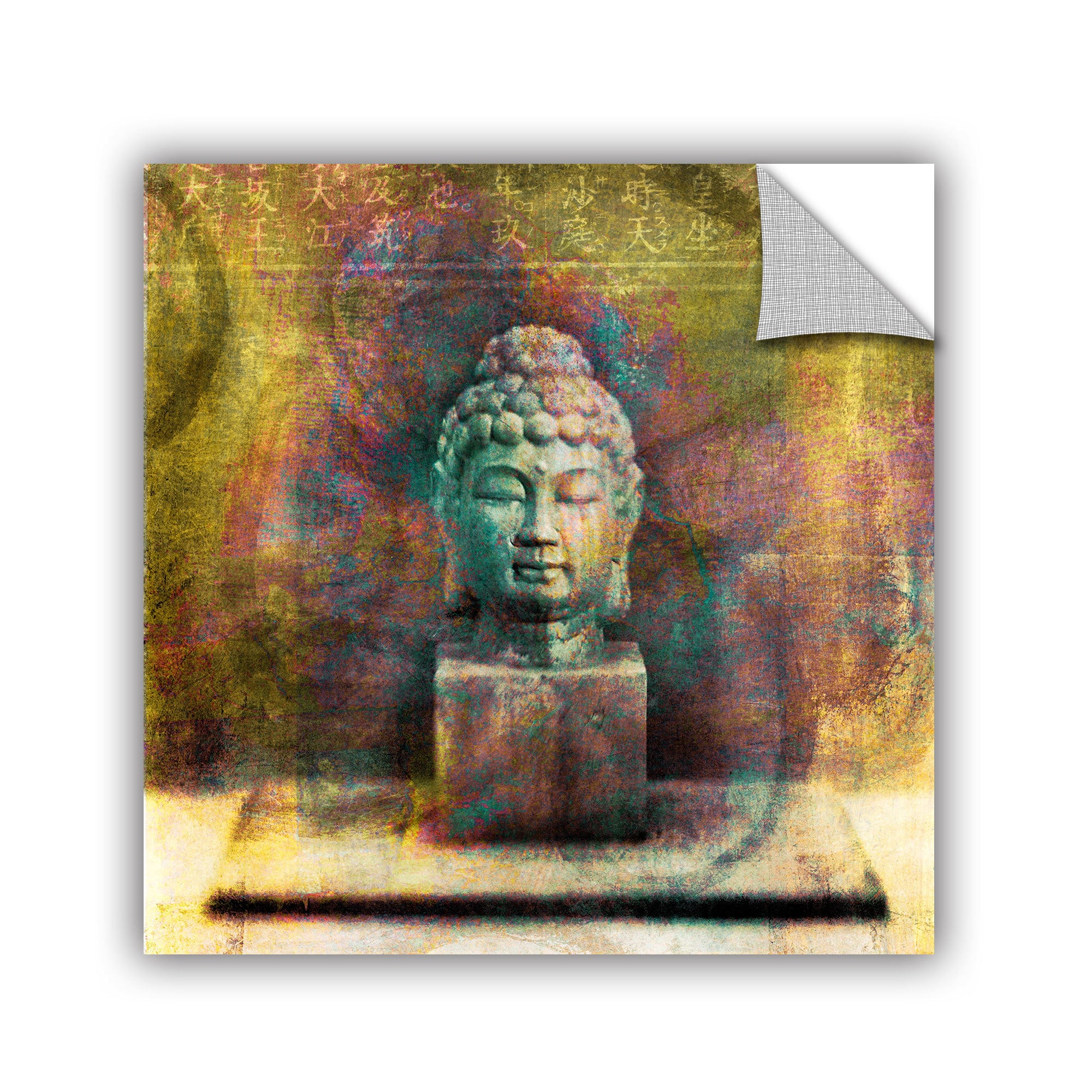 ArtWall Elena Ray "Buddha" Art Appeals Removable Wall Art