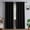 Black, variant on 100% Blackout Curtains 96 inch Length Faux Linen (W52 x L96, Black)