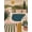 Green, Pattern 2, variant on ODIKA 8'x10' Washable Area Rug Green Pink Pastel and Geometric Modern Abstract Design with Botanical Motifs for King Size Bedroom Under Bed, Master Suite, Non-Shedding, Easy Care
